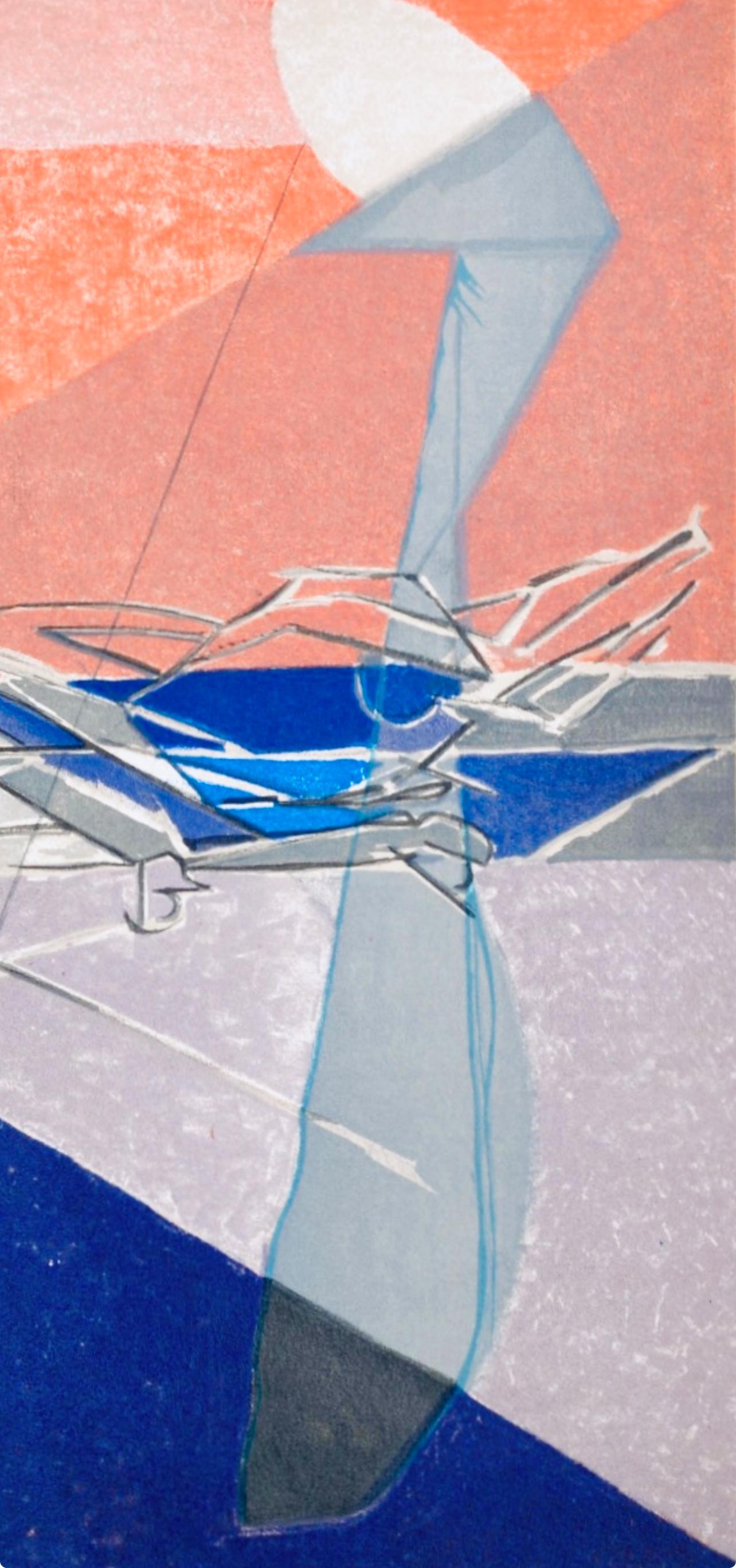 Composition (Ginestet/Pouillon 65-72), Jacques Villon, Huit lithographies For Sale 6