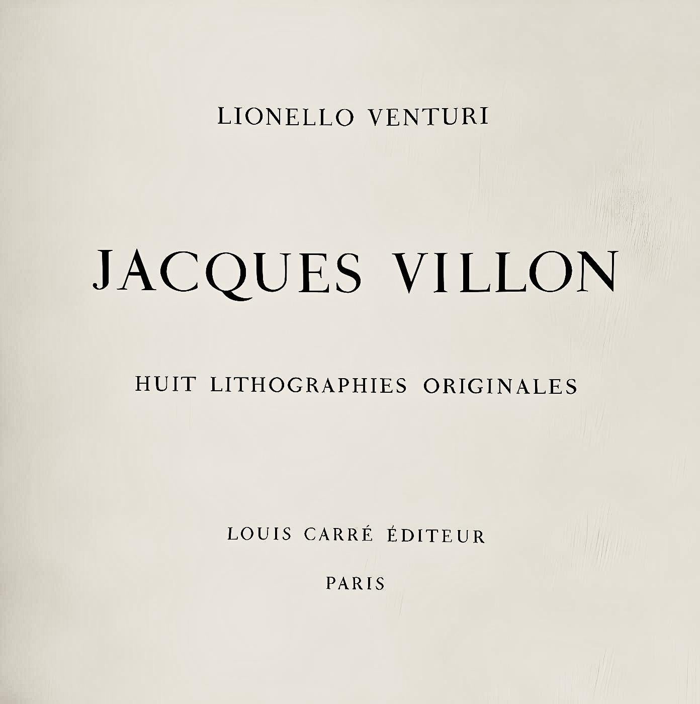 Composition (Ginestet/Pouillon 65-72), Jacques Villon, Huit lithographies For Sale 6