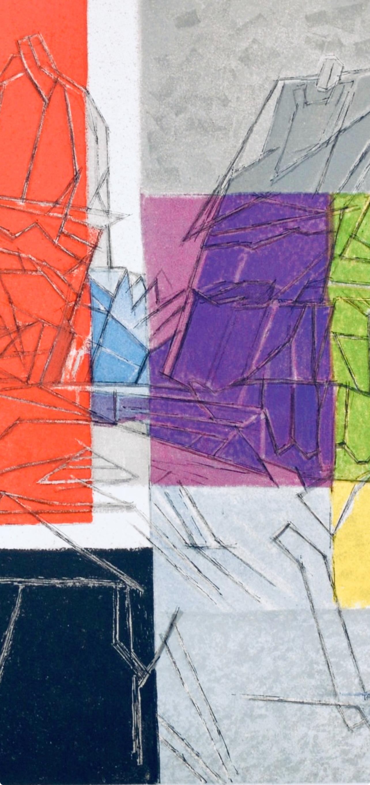 Composition (Ginestet/Pouillon 65-72), Jacques Villon, Huit lithographies For Sale 7