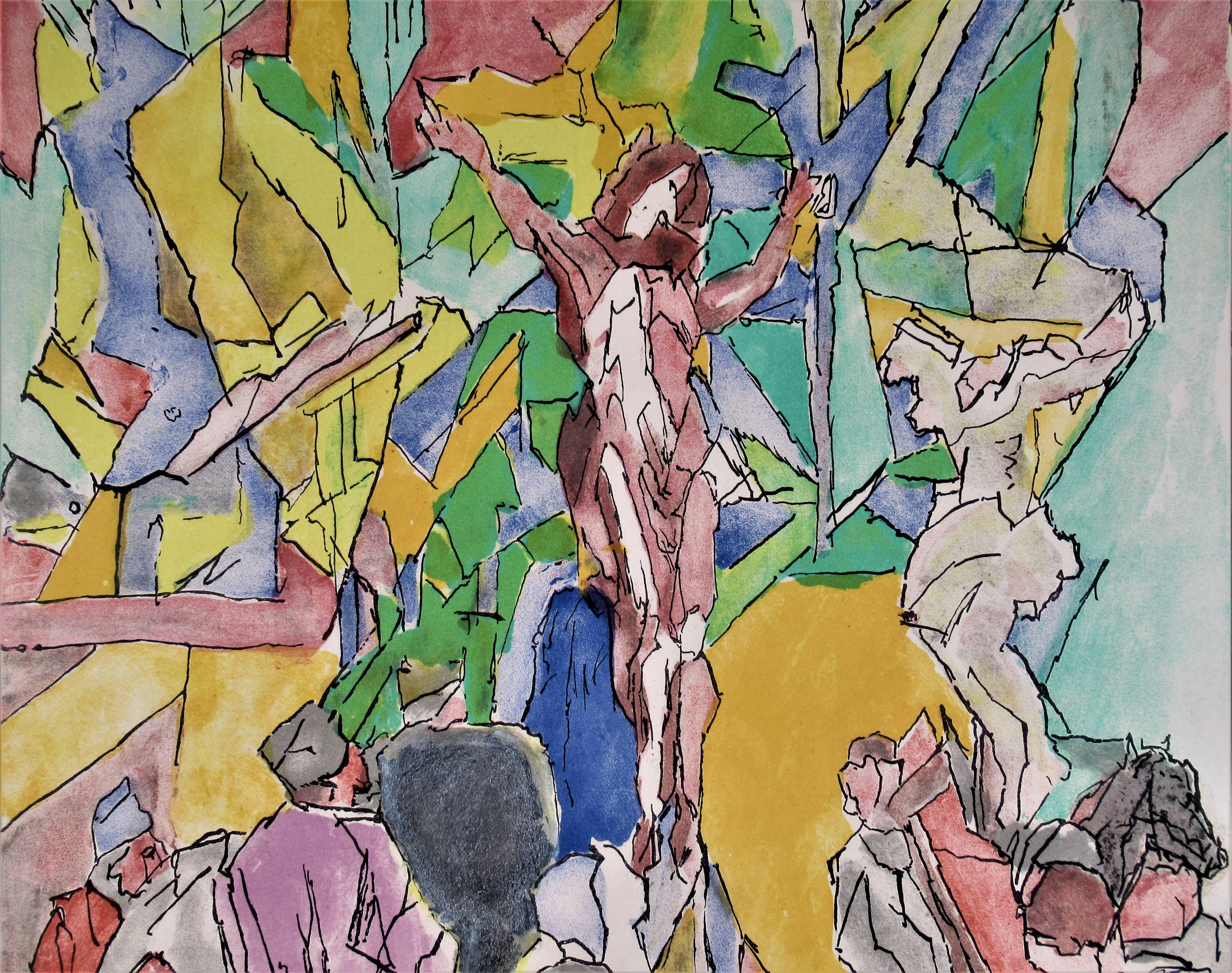Gólgota - Print Cubista de Jacques Villon