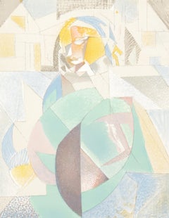 Jacques Villon, Ritratto di attore, da Vedute di Parigi, 1963