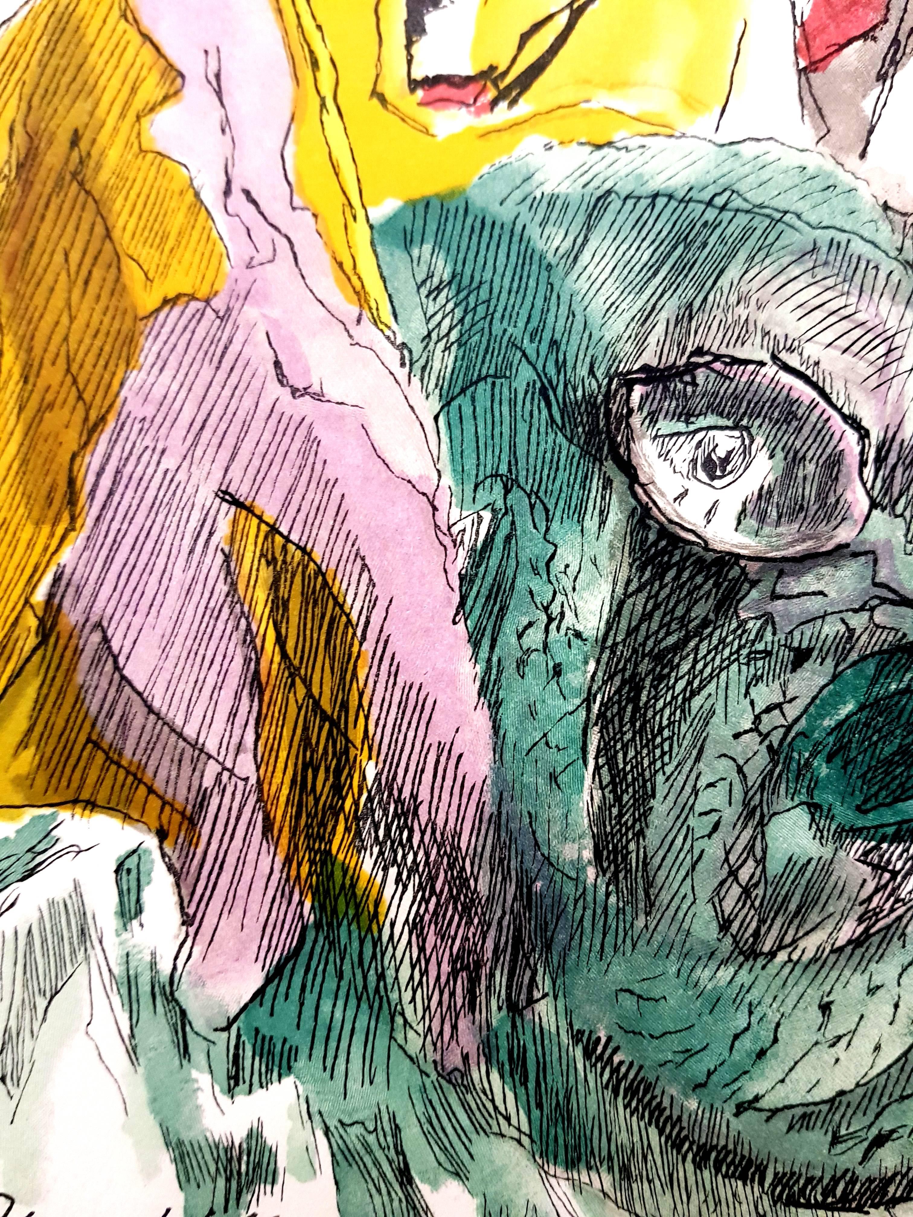 Jacques Villon - Colorful Spirit - Handsigned Original Lithograph For Sale 3
