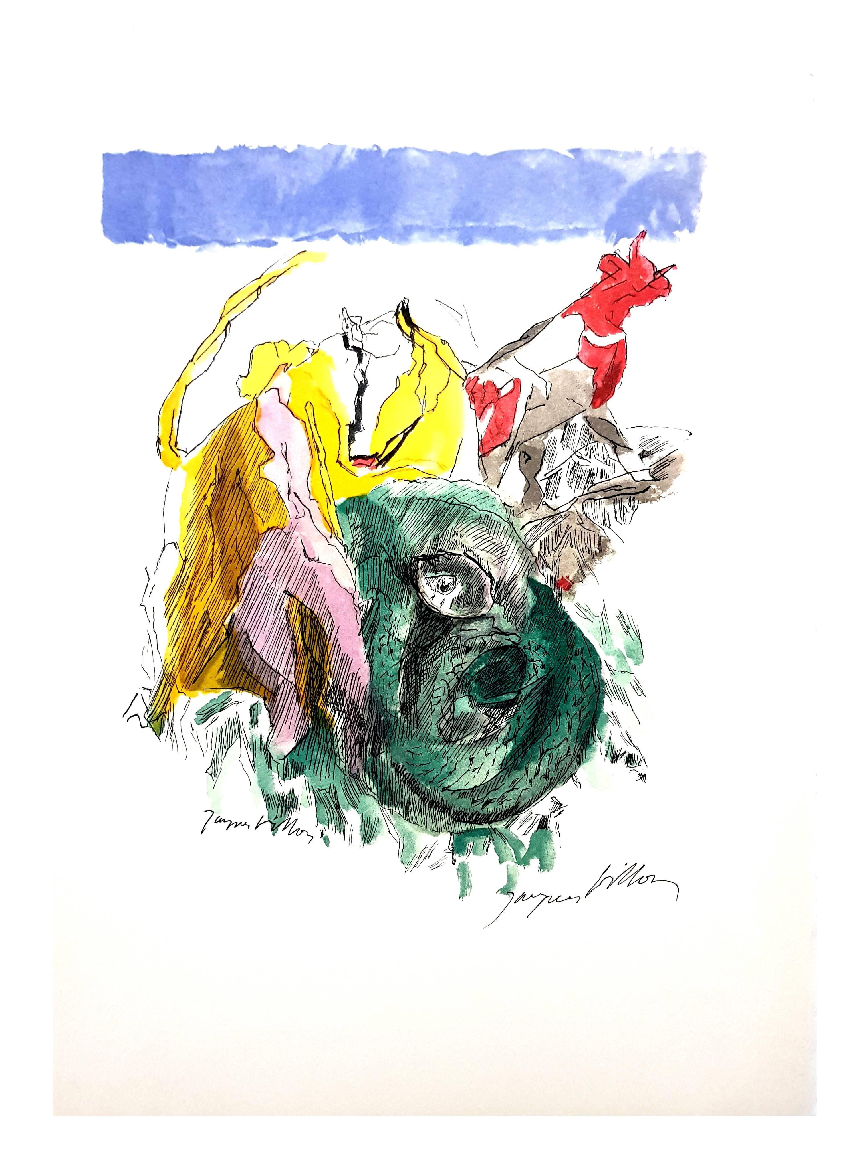 Jacques Villon - Colorful Spirit - Handsigned Original Lithograph For Sale 4