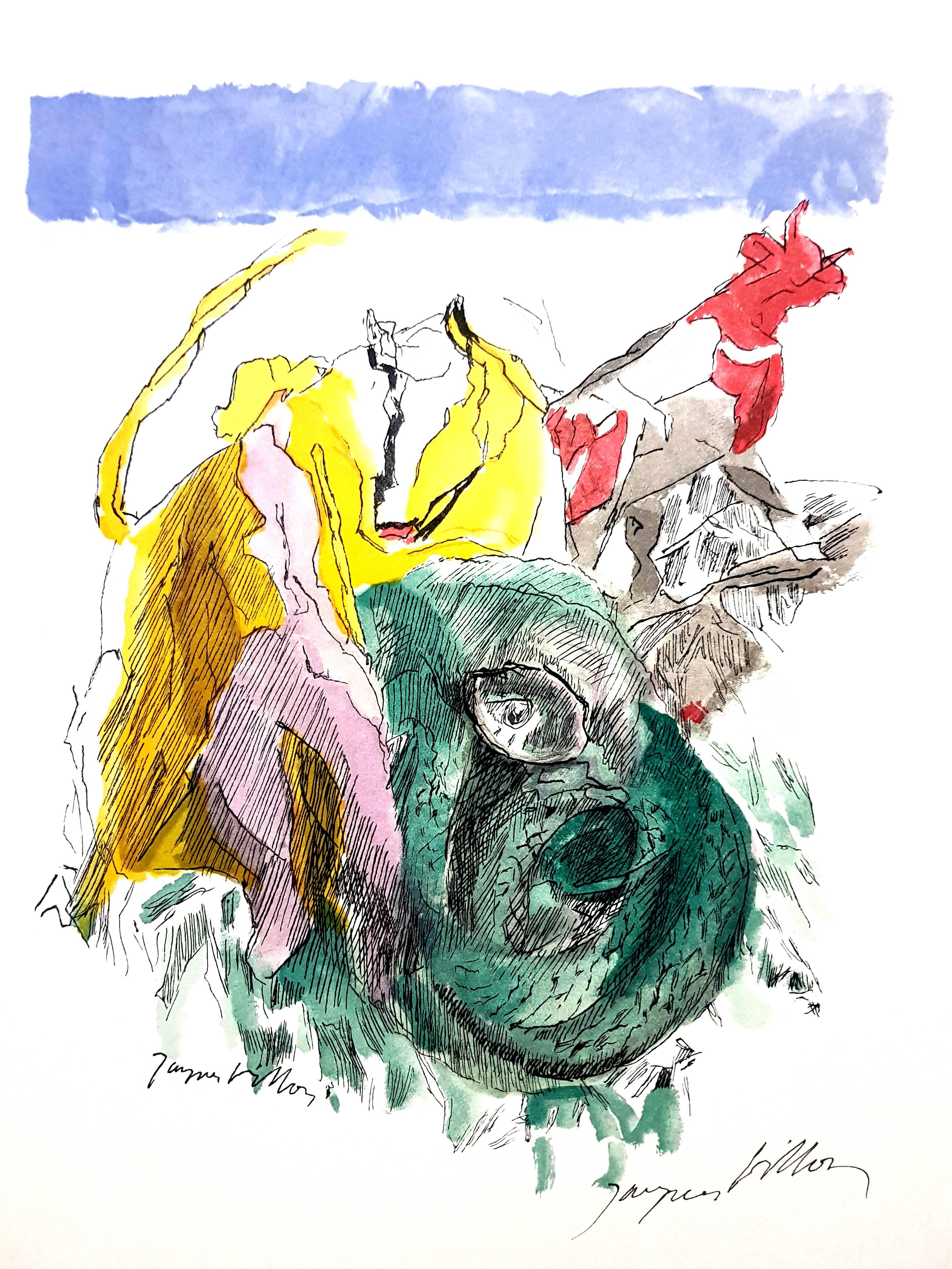 Jacques Villon - Colorful Spirit - Handsigned Original Lithograph