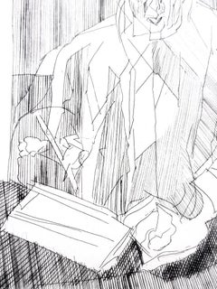 Jacques Villon - Man - Original Etching