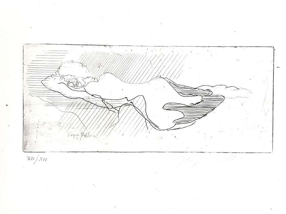 Jacques Villon - Nude - Original Etching
