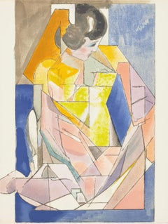 Jacques Villon, Portrait of a Young Girl, 1973 (after)