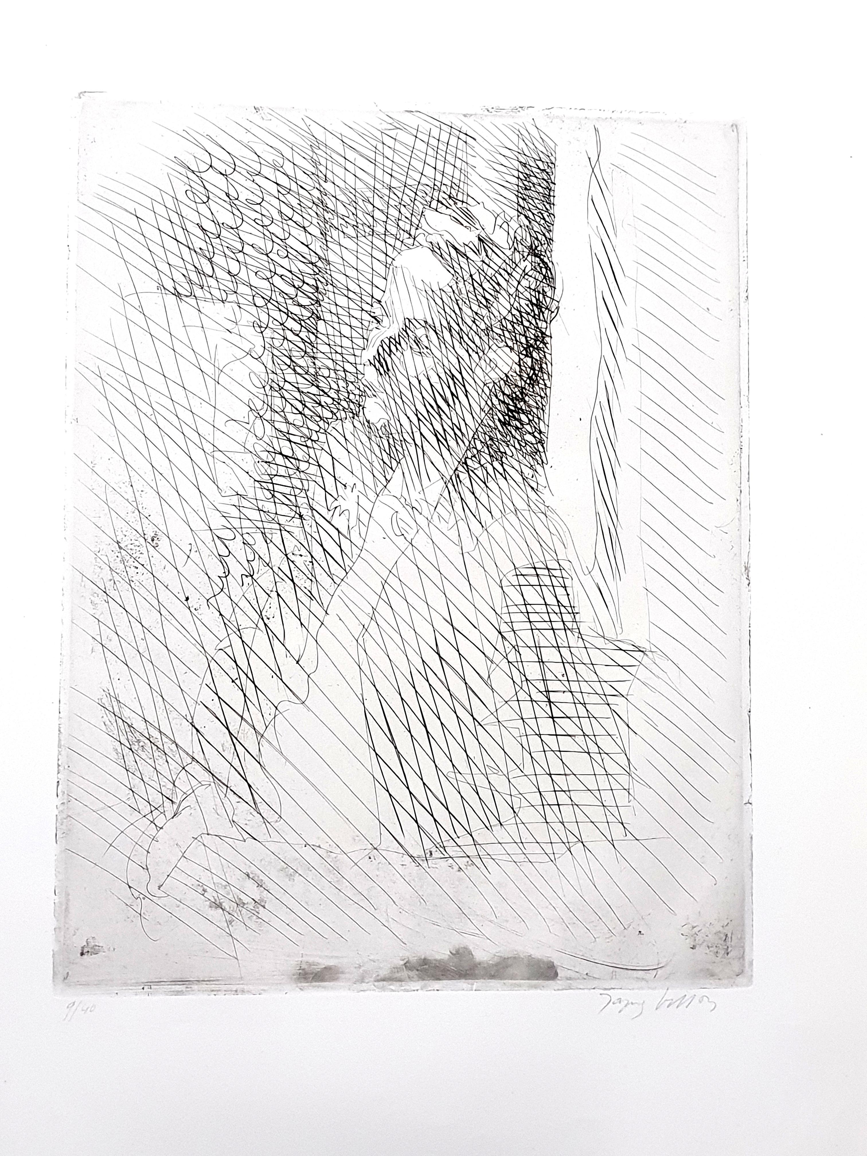 Jacques Villon - Woman - Original Etching For Sale 3