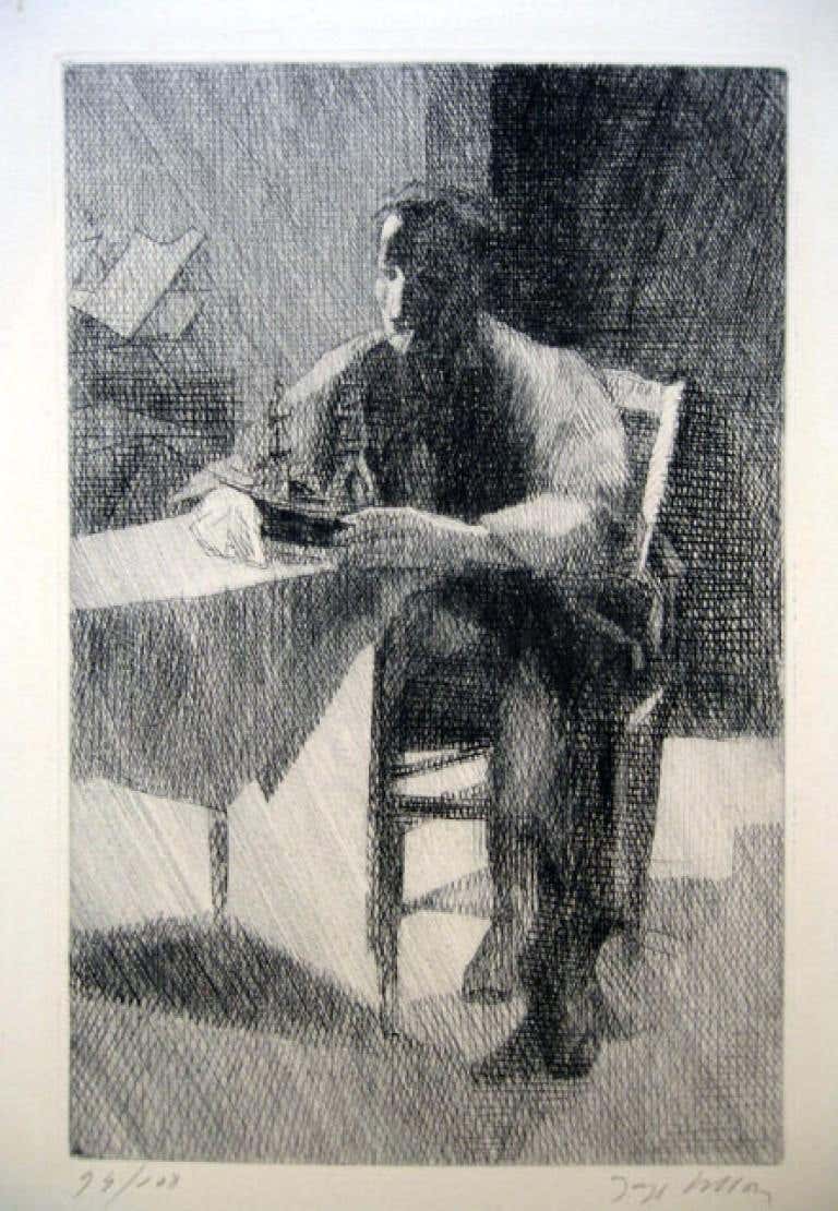 L'Aventure - 1930s - Jacques Villon - Etching - Modern