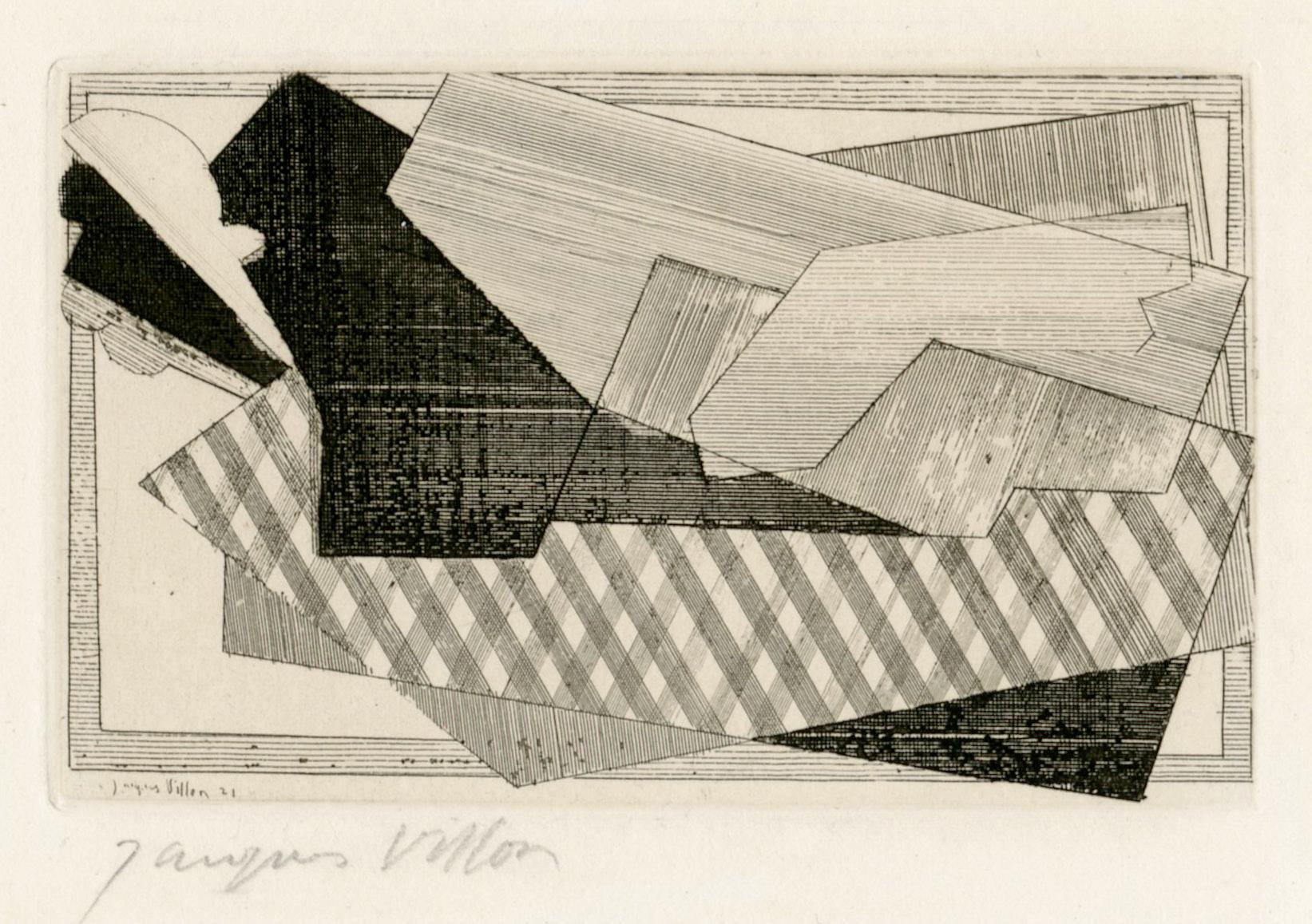 Jacques Villon Abstract Print - Le Cheval