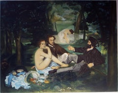 Le Déjeuner sur l''herbe  d'après Edouard Manet