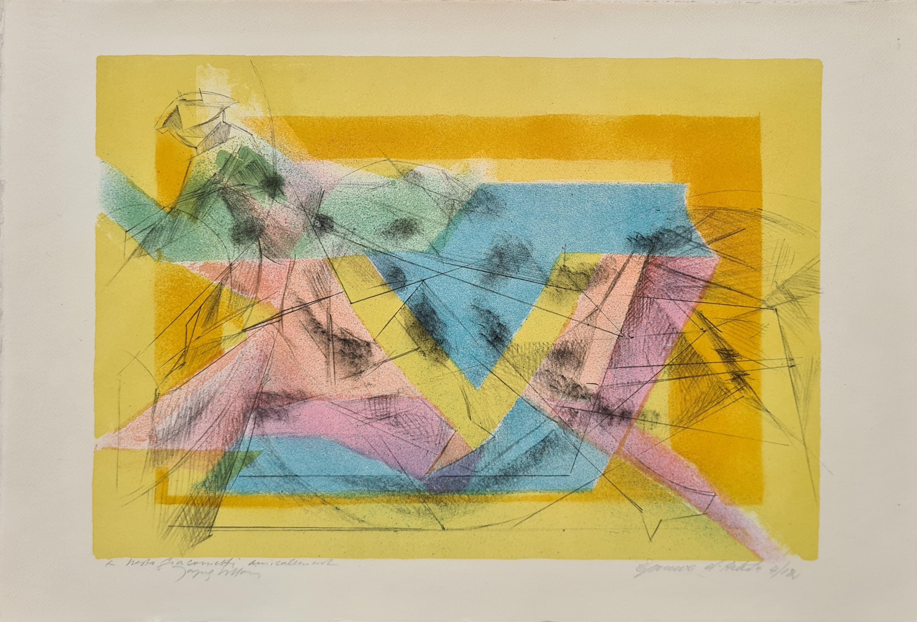 Jacques Villon Abstract Print – L'écuyère