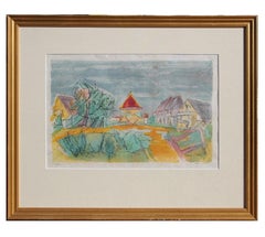 "Les Pigonnier Normand" Cubist / Impressionist Townscape
