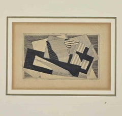 «L'Oiseau»: grabado y aguatinta sobre papel Arches, obra moderna, década de 1920, firmado