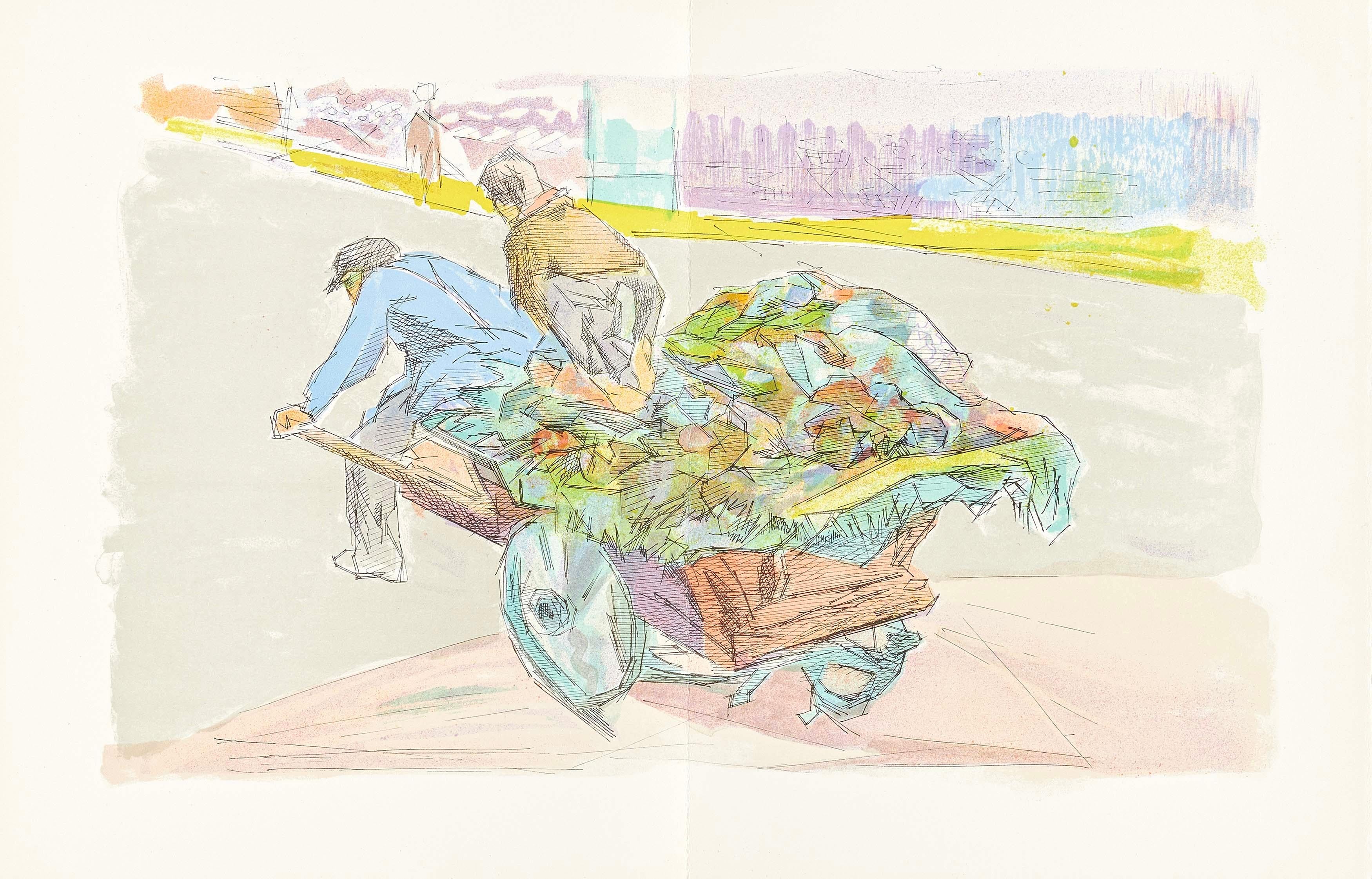 Marchands Quatres Saisons, Miradas sobre París, Jacques Villon en venta 5