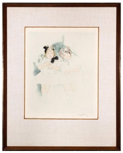 "Mes Petites Amies, Les Deux Sœurs" signed by Jacques Villon