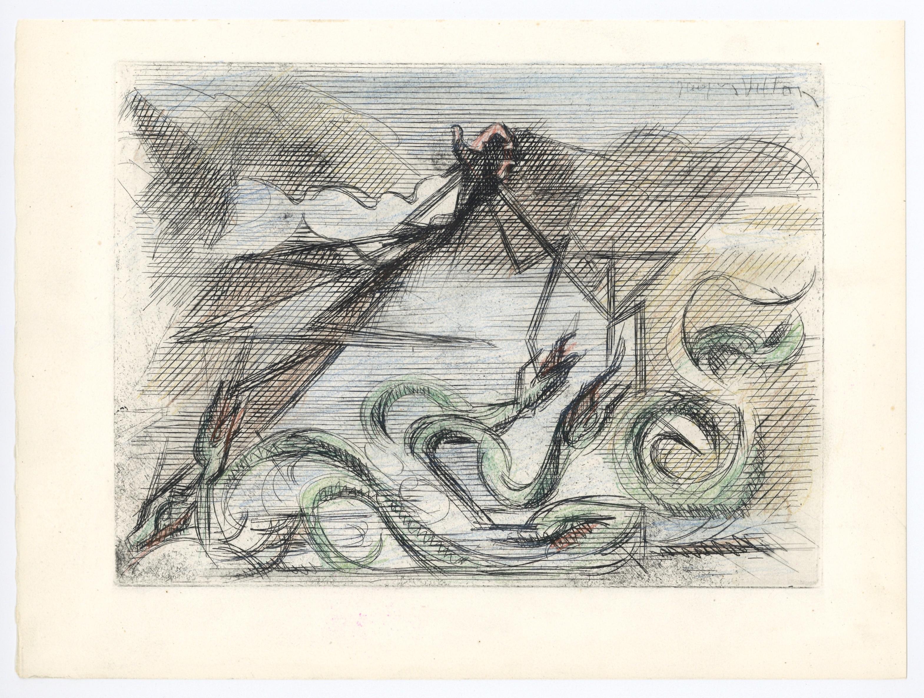 Original-Radierung – Print von Jacques Villon