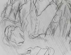 Porträt de Rimbaud, 1962 Kaltnadelradierung von Jacques Villon