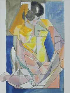 'Portrait d'une Jeune Fille' From Souvenirs de Portraits d'Artistes