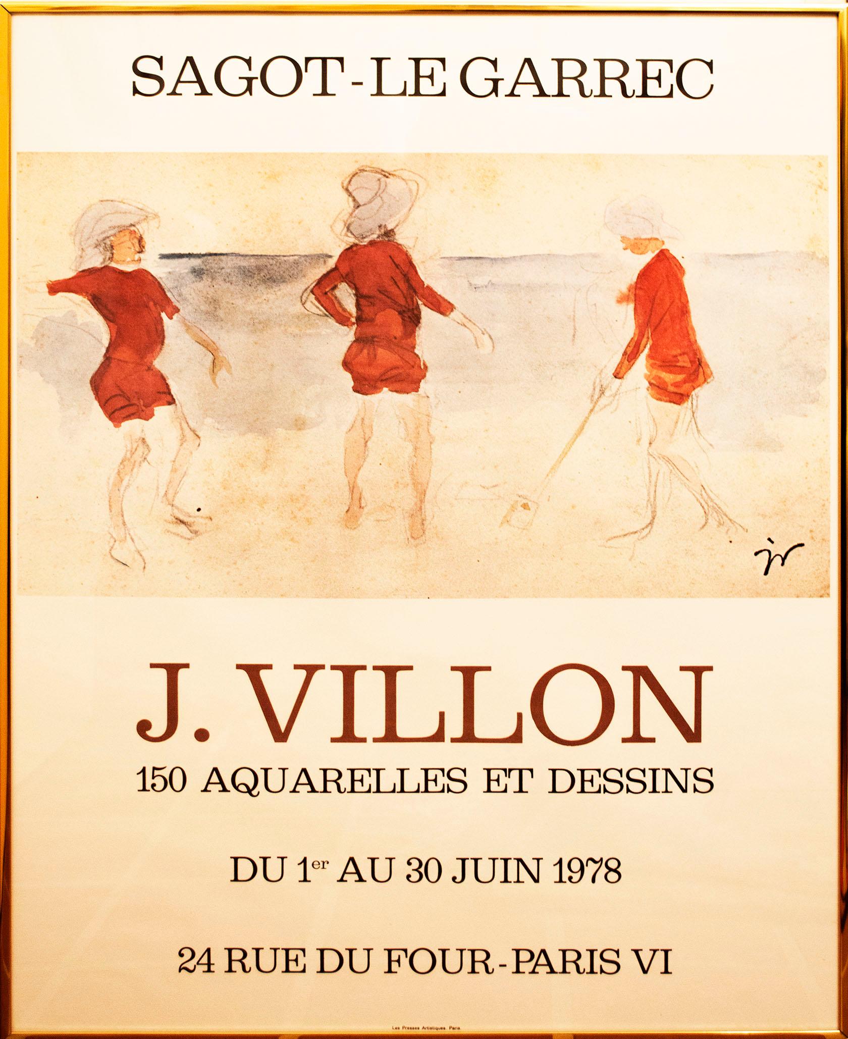 Jacques Villon Figurative Print - 'Sagot-Le Garrec' Poster