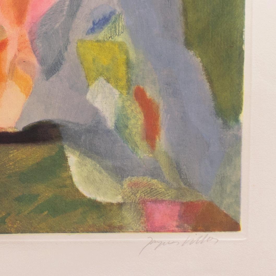 'Scheherazade', Académie Julian, Venice Biennale, Carnegie Prize, NYMOMA, AIC - Brown Abstract Print by Jacques Villon