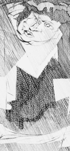 Jacques Villon, Testa di donna, da XXe Siecle, 1952