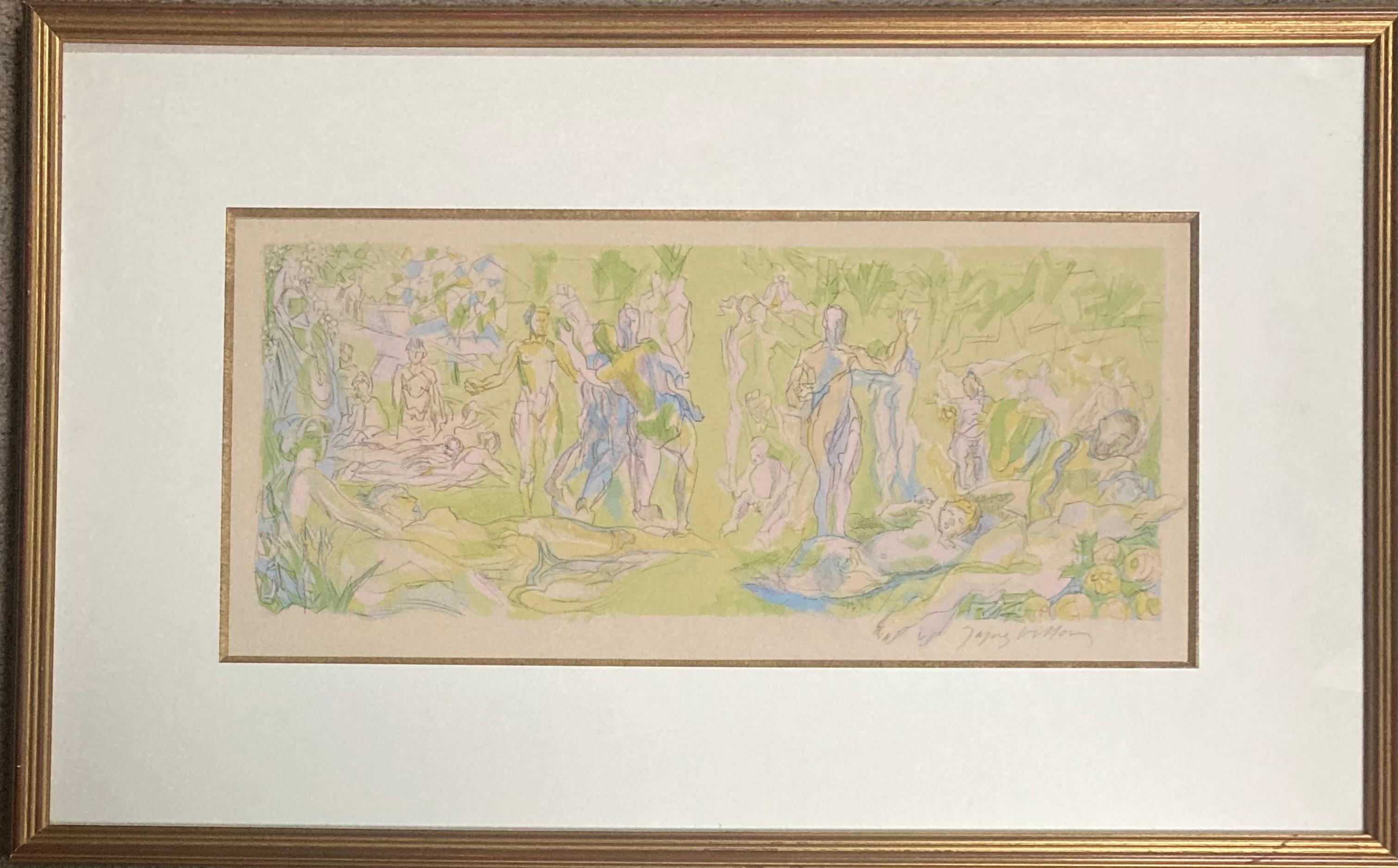 “the first golden age” - Print by Jacques Villon