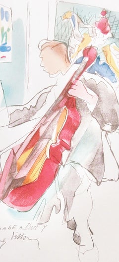 Jacques Villon, Omaggio a Dufy, Lettera al mio pittore Raoul Dufy, 1965 (after)