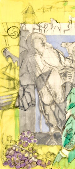 Jacques Villon, Cover, from Wines, from Flowers, and Flames, 1956 (after)