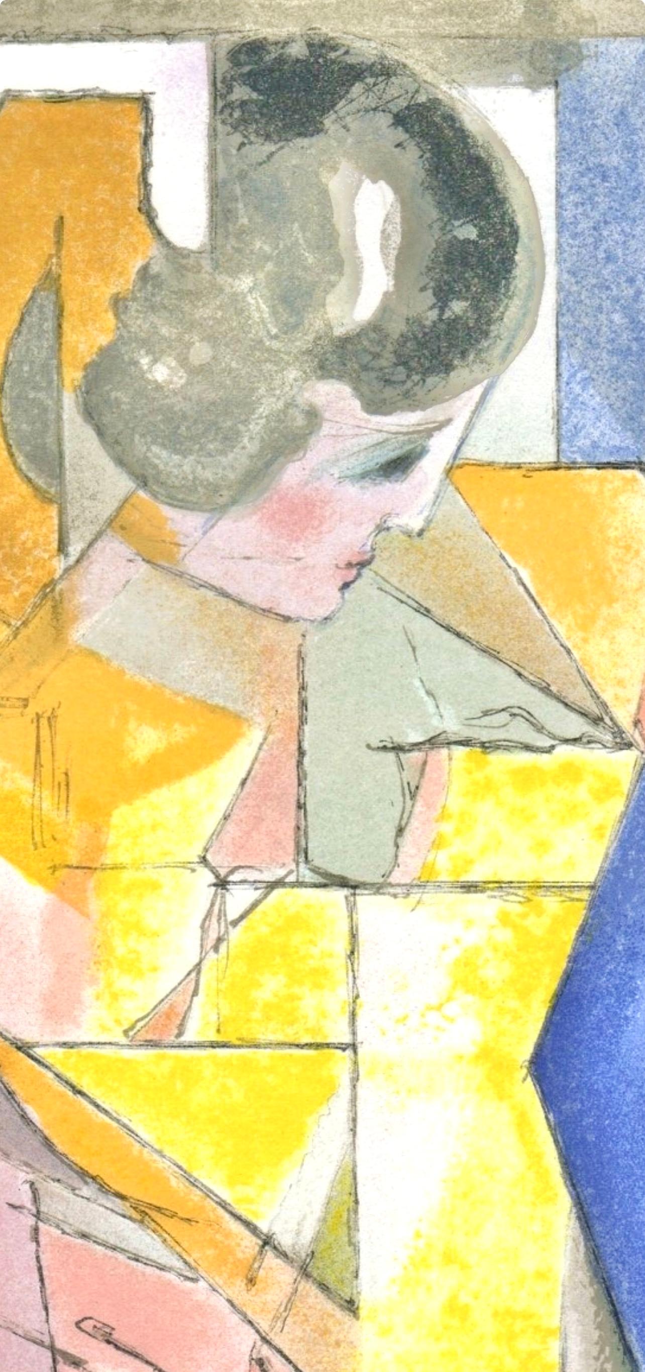 Villon (tariff free*), Portrait d'une jeune fille (after) - Print di Jacques Villon