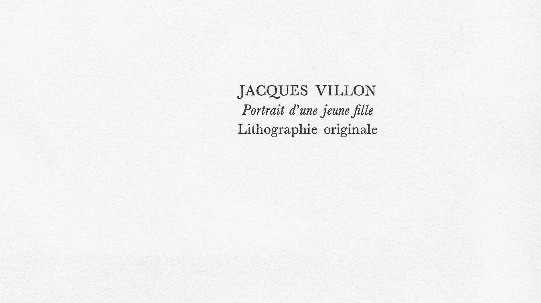 Lithograph on vélin d'Arches paper. Paper Size: 12.81 x 9.81 inches. Inscription: Unsigned and unnumbered, as issued. Notes: From the album, Souvenirs et Portraits d'Artistes, 1972. Published by Éditions A. C. Mazo et Cie., Paris, in collaboration