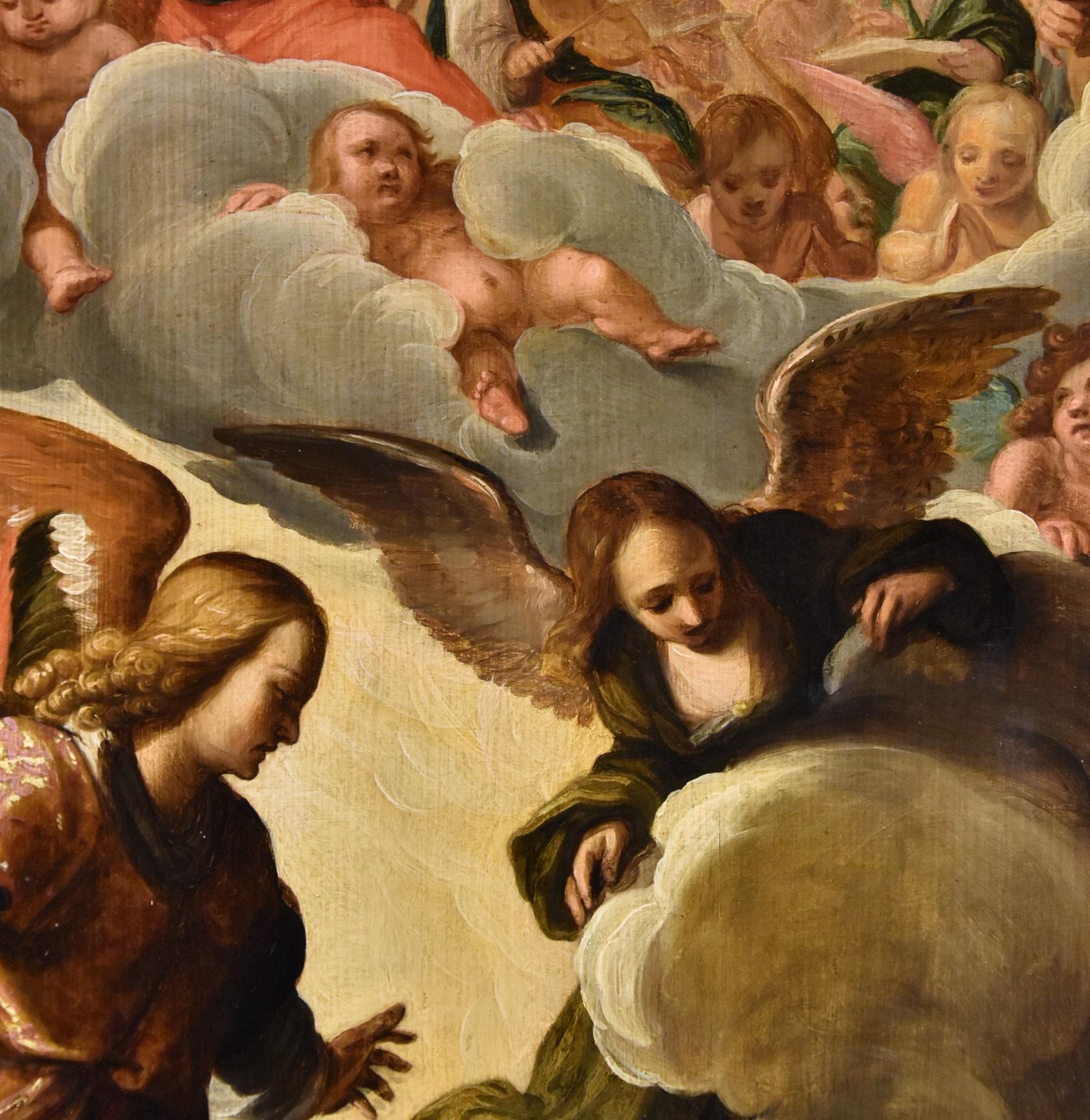 Annuncio Waben Firmato Datato 1620 Secolo XVII Olio su tavola Dipinto fiammingo in vendita 10