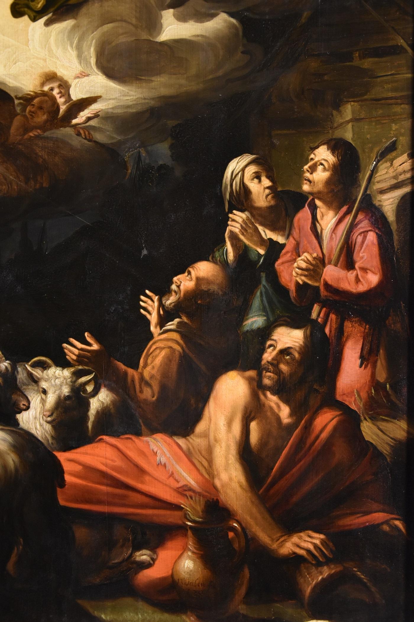 Annuncio Waben Firmato Datato 1620 Secolo XVII Olio su tavola Dipinto fiammingo in vendita 11