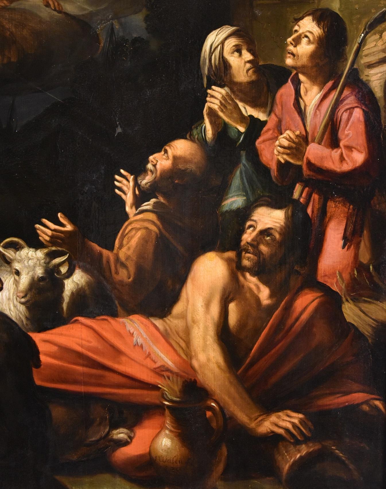Annuncio Waben Firmato Datato 1620 Secolo XVII Olio su tavola Dipinto fiammingo in vendita 12