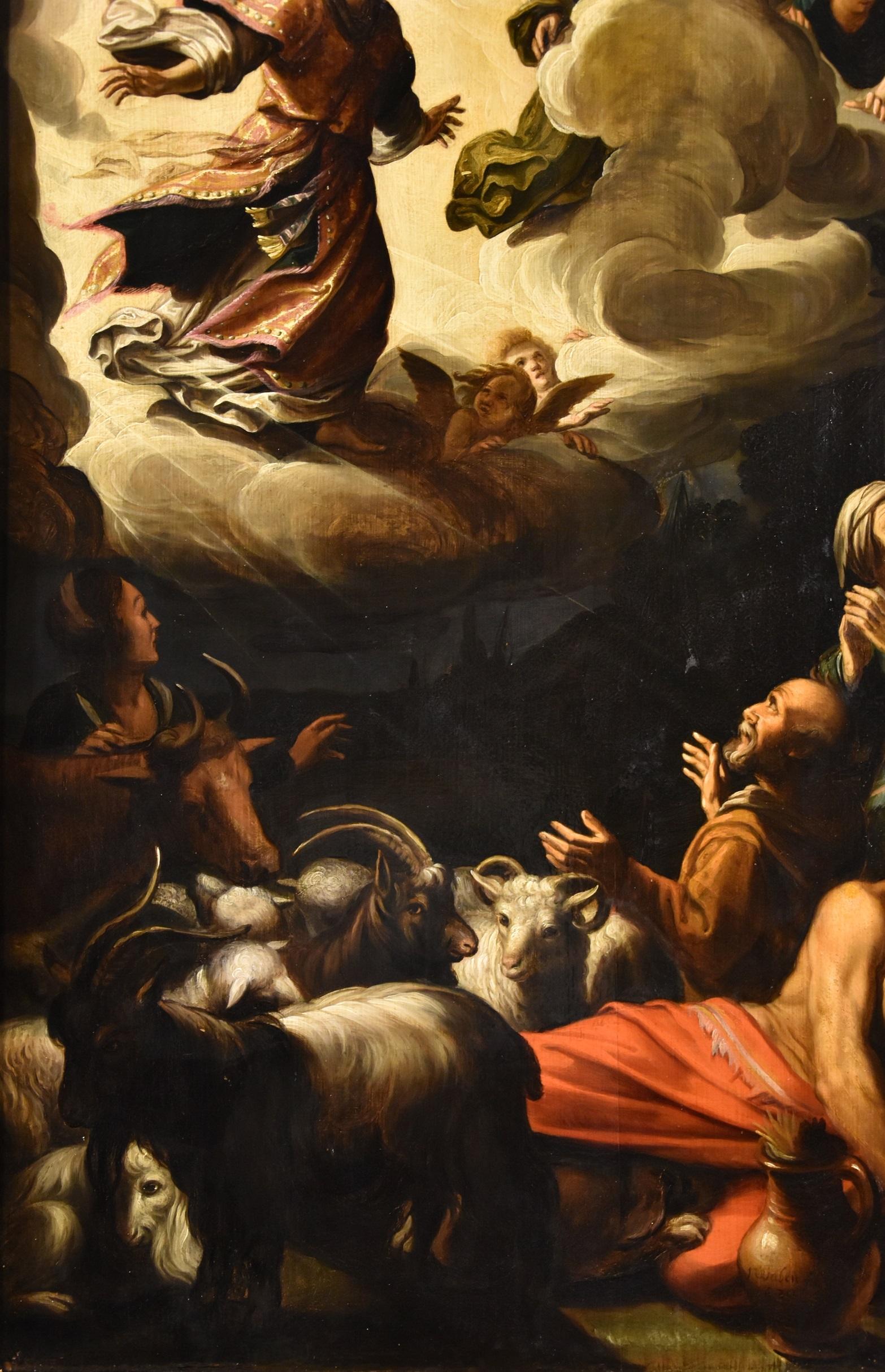 Annuncio Waben Firmato Datato 1620 Secolo XVII Olio su tavola Dipinto fiammingo in vendita 4