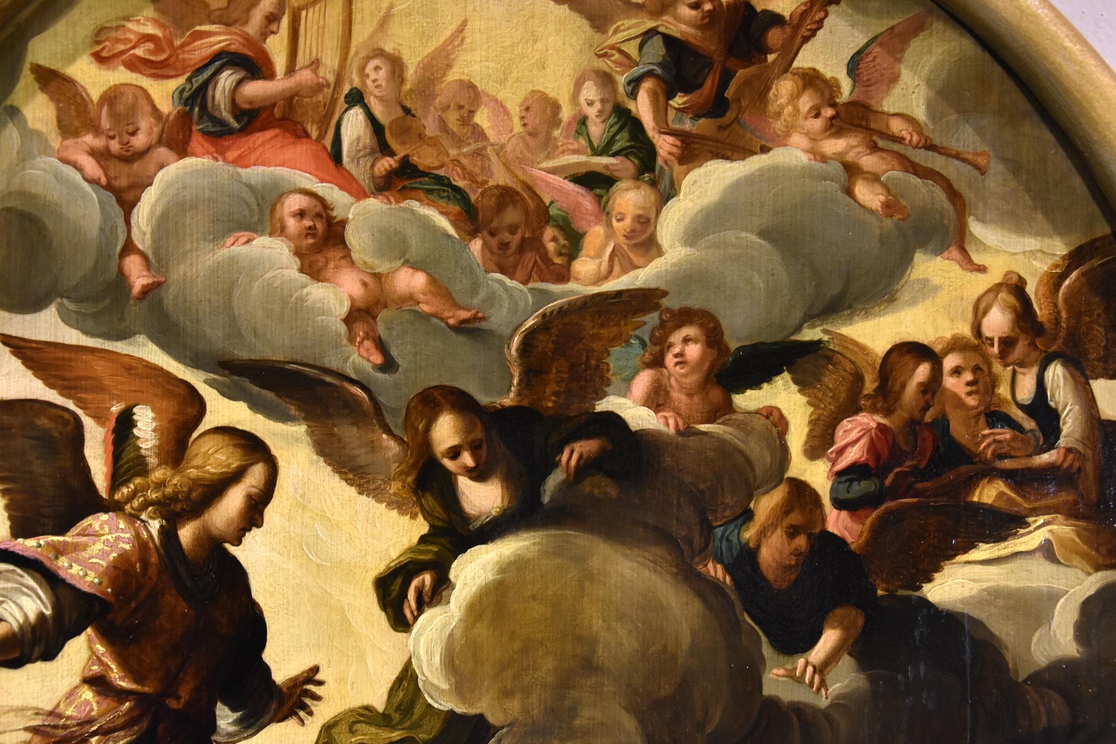 Annuncio Waben Firmato Datato 1620 Secolo XVII Olio su tavola Dipinto fiammingo in vendita 6