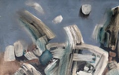 Paysage de Pierres Mortes, Pittura astratta di Jacques Zimmermann 1959