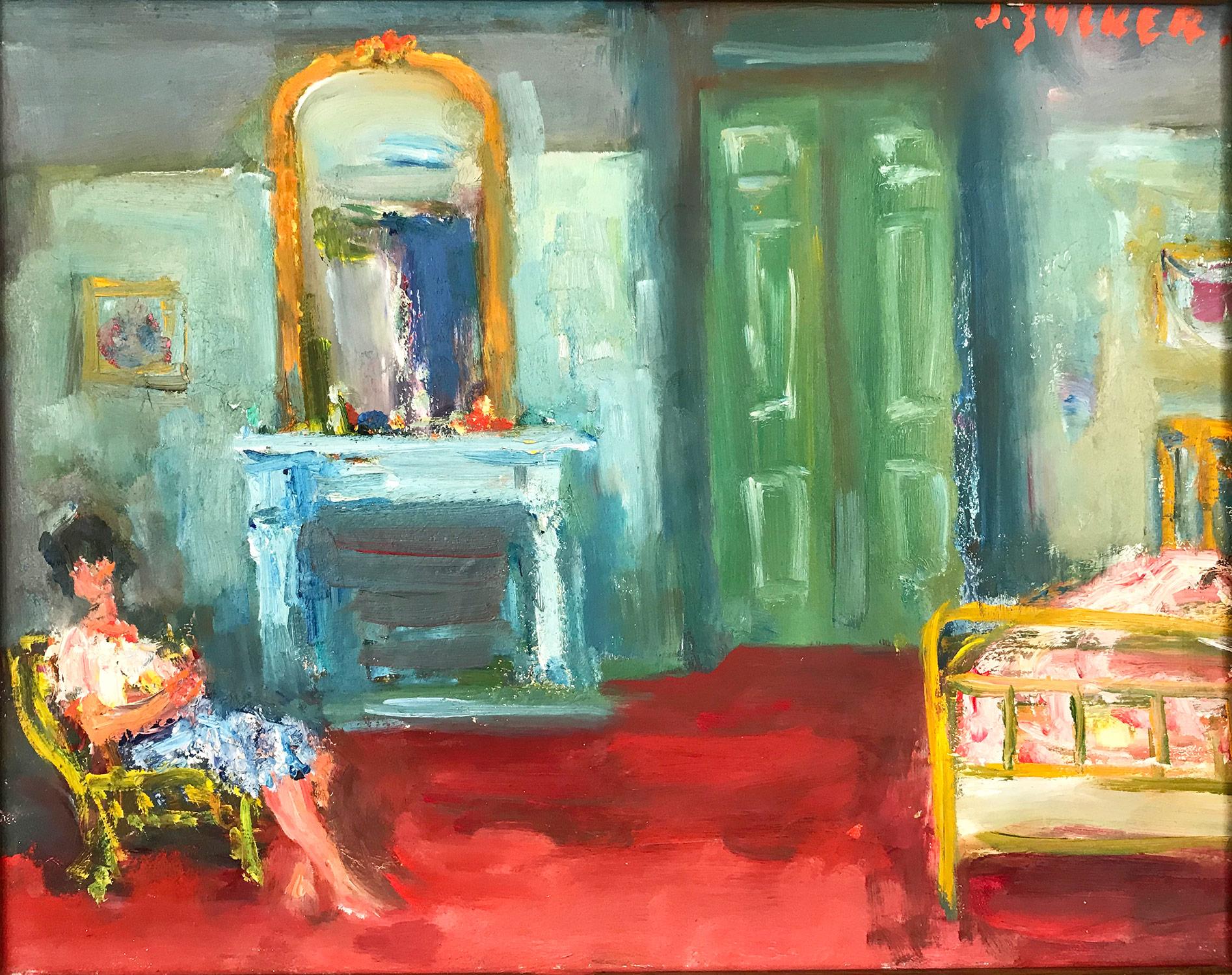 oil painting interior scenes