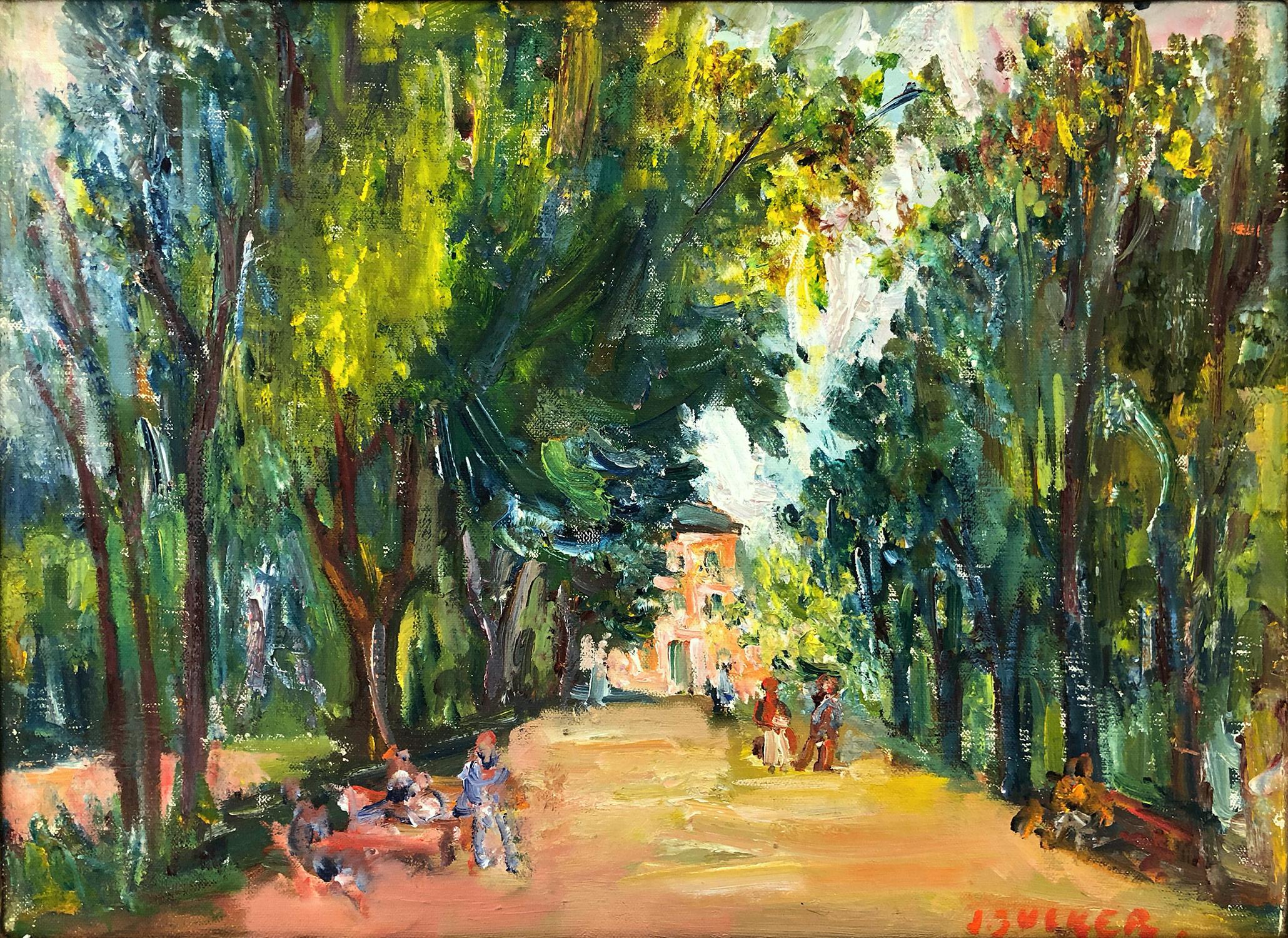 park scene painting