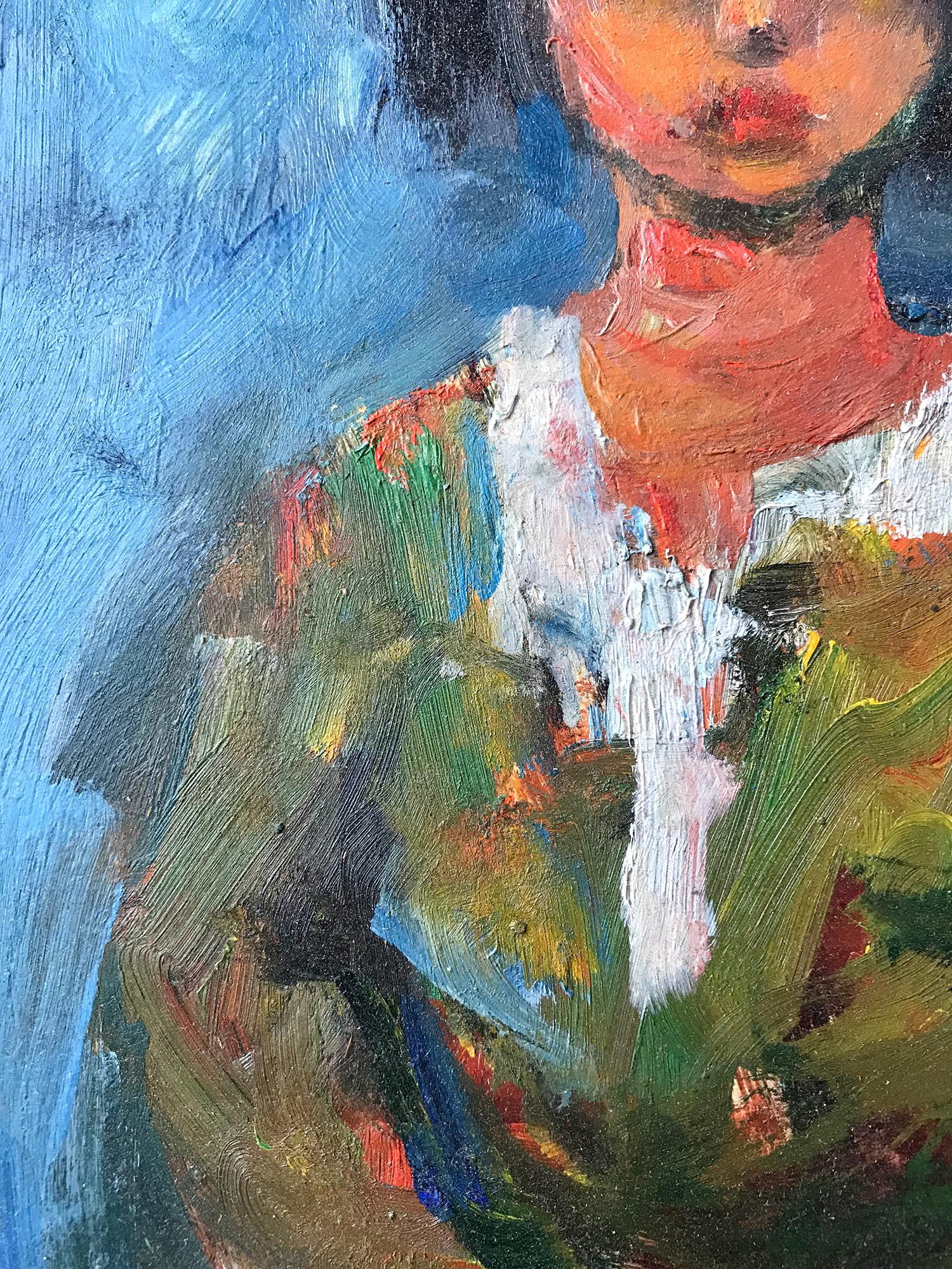 Portrait of a Woman, Impressionistic Oil Painting 1