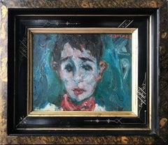 Portrait of a Young Man, Impressionistic Oil Painting
