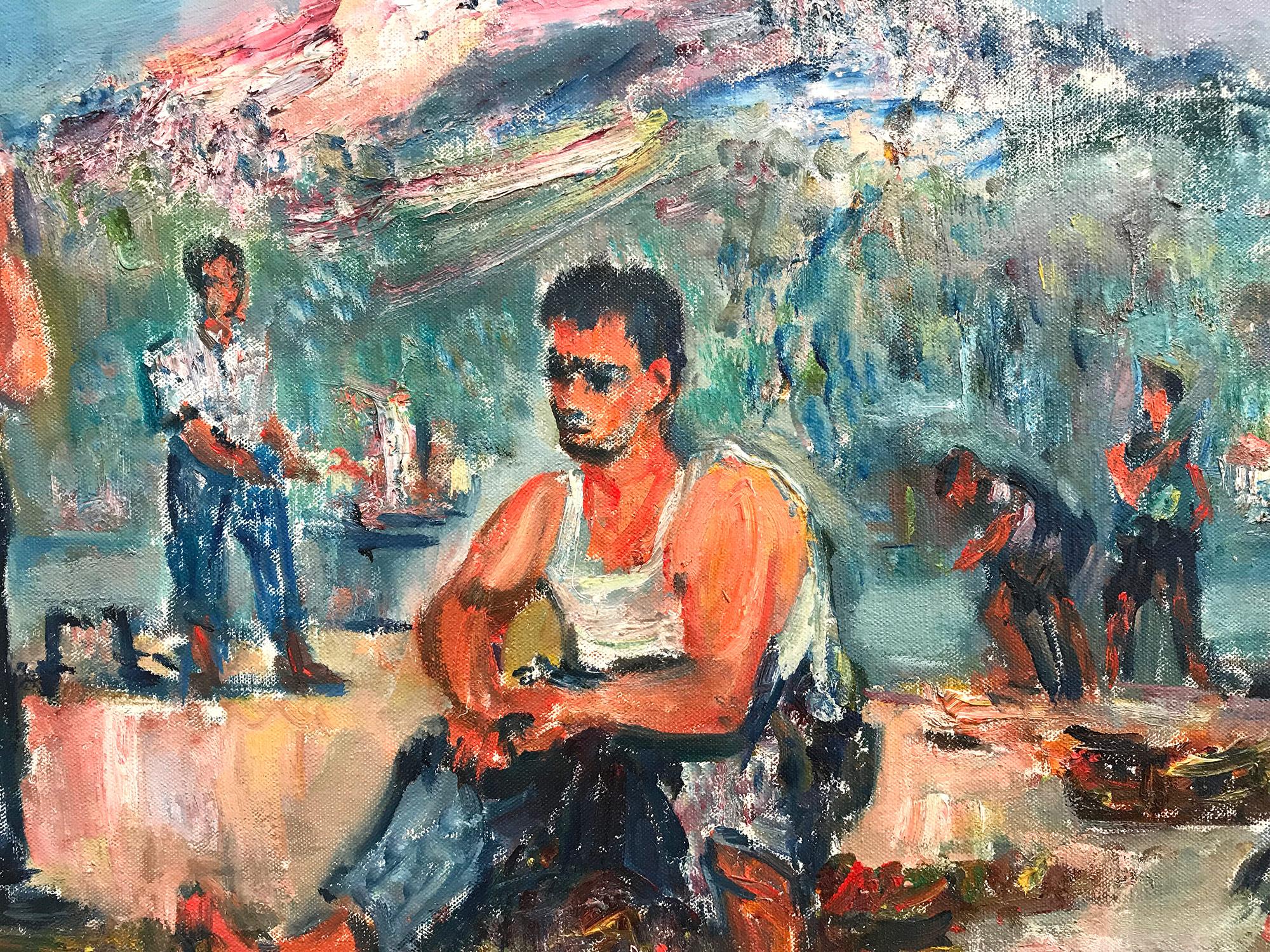 painting of workers