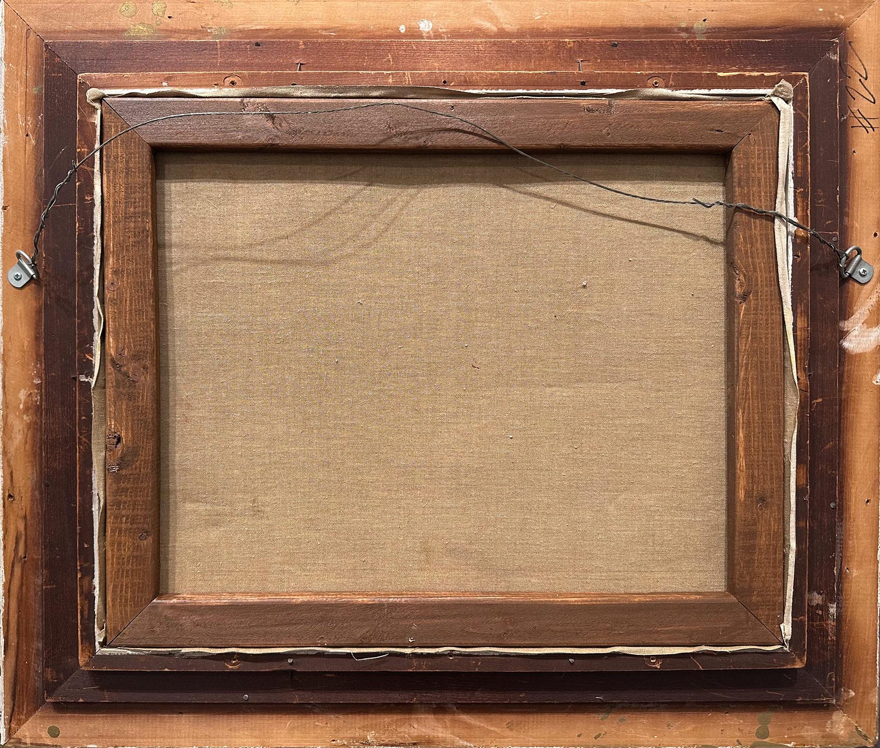 Peinture à l'huile sur toile encadrée 
