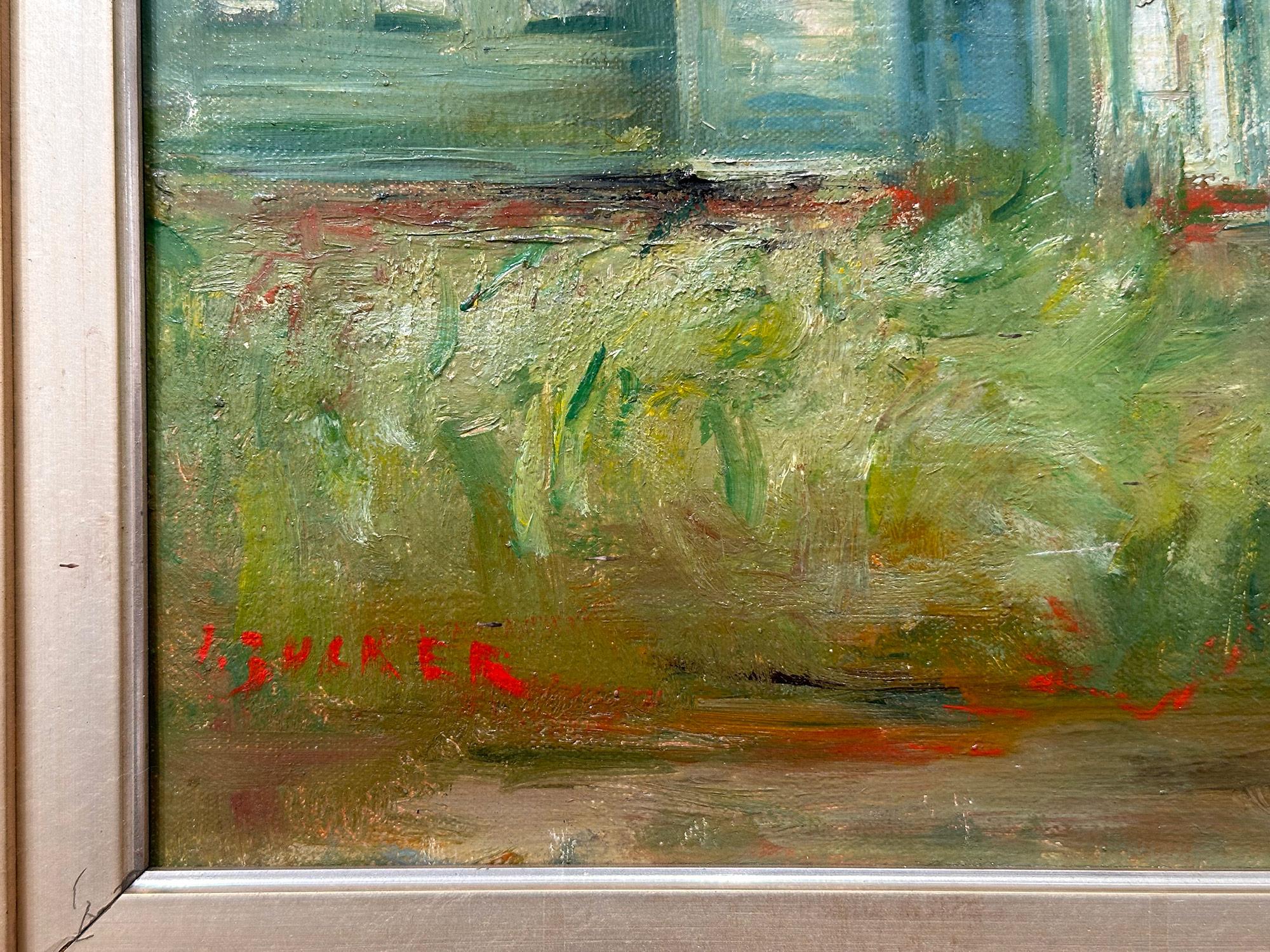 Peinture à l'huile sur toile encadrée 