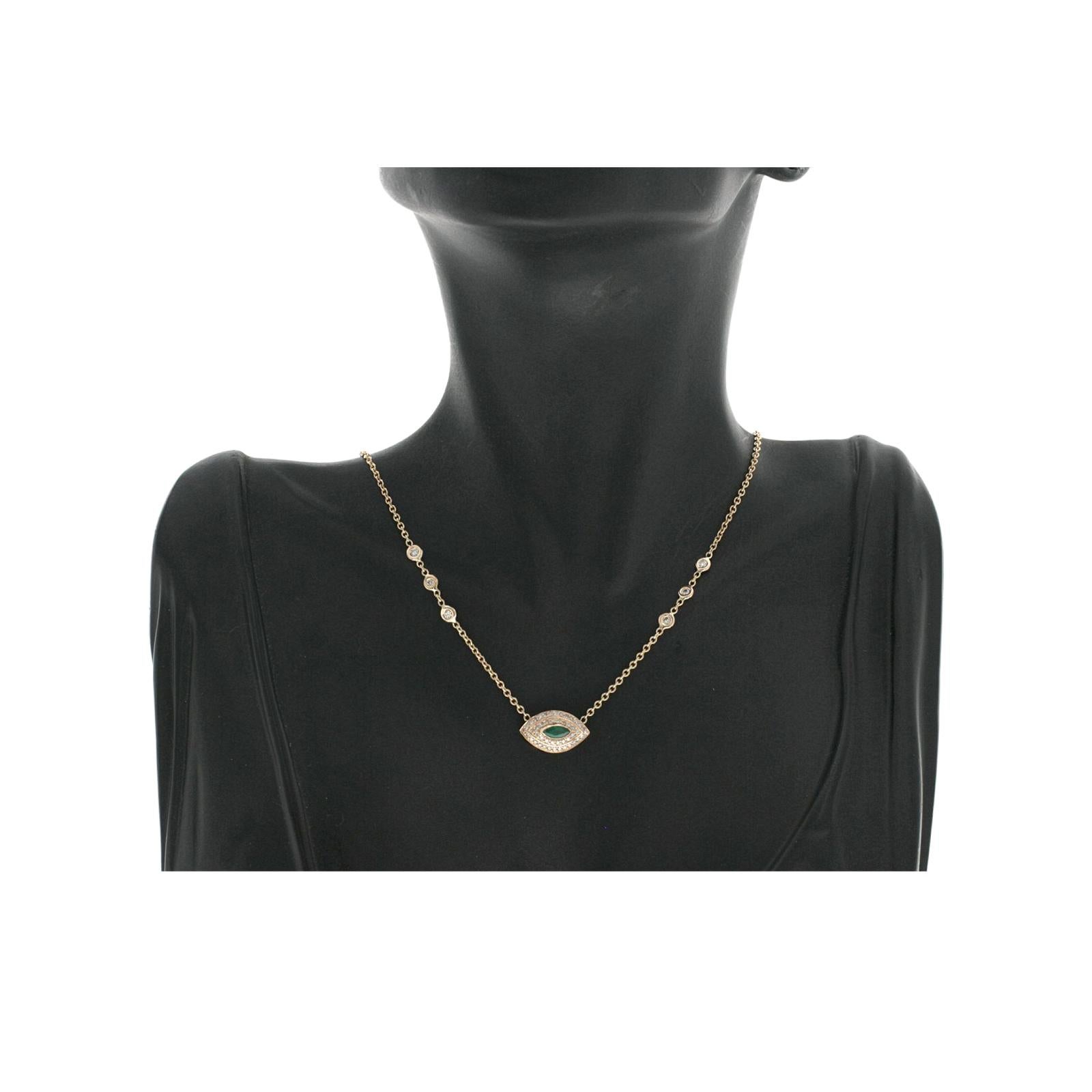 jacquie aiche evil eye necklace