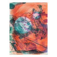 Jadé Fadojutimi, A Season’s Echo - Signed Print, British Art, Abstract Art