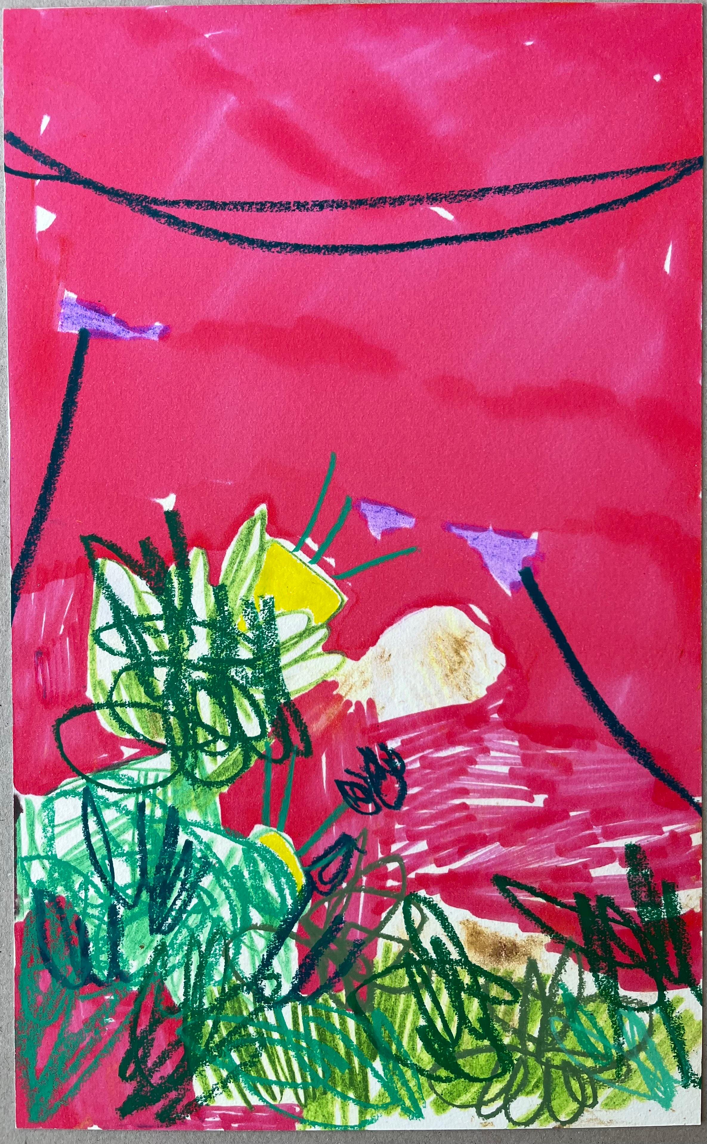 Our Garden of Thought, 2025
Jadé Fadojutimi

Unique archival pigment print with hand colouring in oil pastel
On Hahnemuhle German Etching 310 g/m paper
Signed, dated and numbered from the edition of 35 verso
Sheet: 39 × 24 cm (15.4 × 9.4 in)

