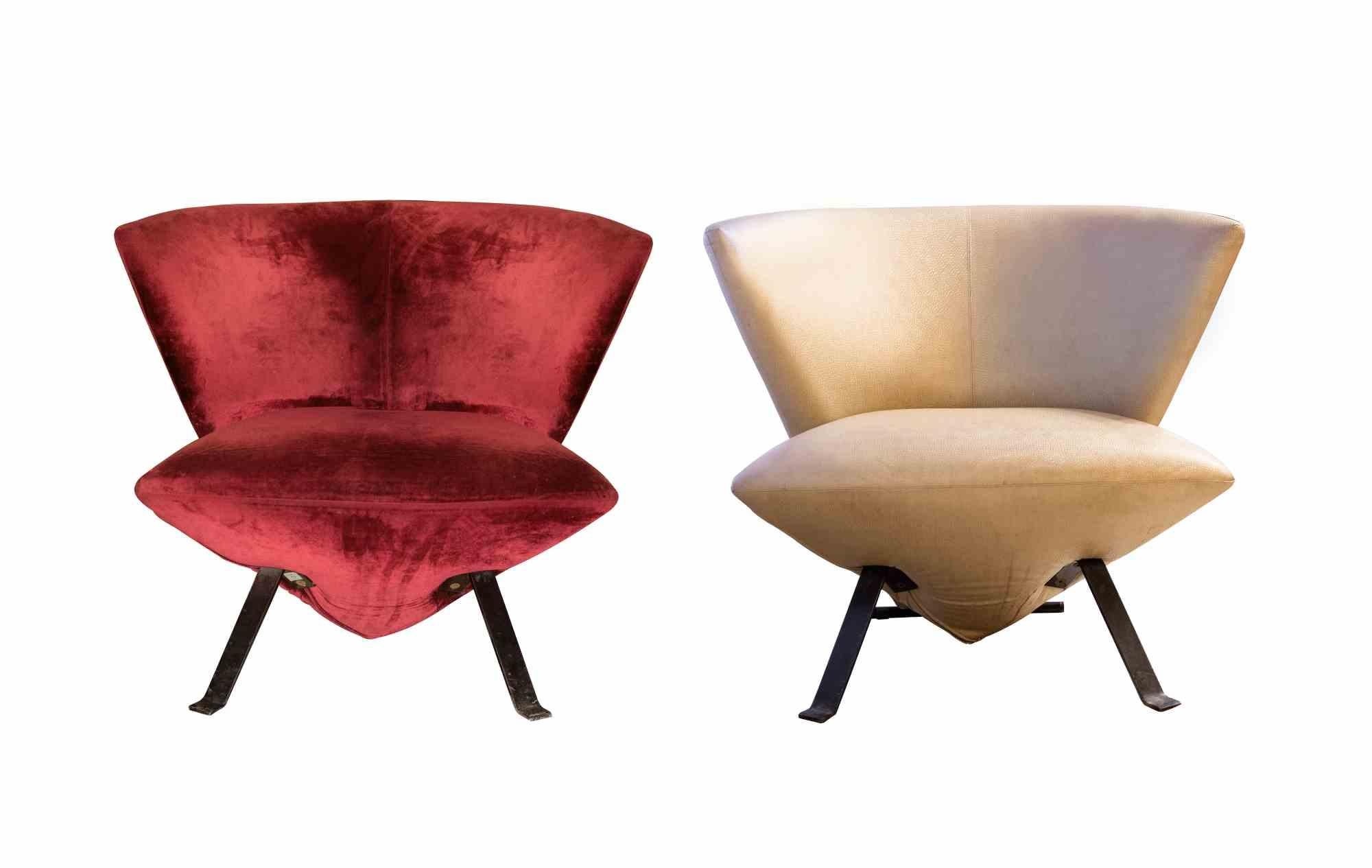 Poltrone Jada di Sergio Saporiti, Italia, anni '60 In condizioni buone in vendita a Roma, IT