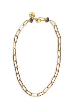 Jada Jo Passion Halskette aus 14k Gold gefüllter Kette mit schwarzem Onyx