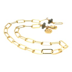 Jada Jo Passion Halskette aus 14k Gold gefüllter Kette mit schwarzem Onyx